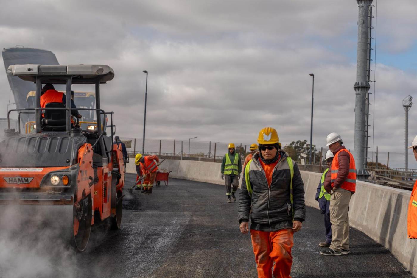Equipo de Vial-Tec en obra